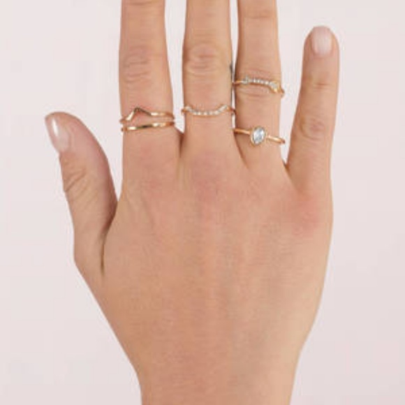 Gold Ring Set - Picture 2 of 3